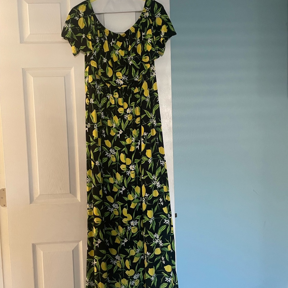 New Floral Print Maxi Dress